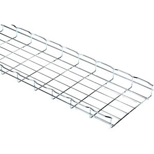 Black Box Basket Tray Section - 2"H x 10'L x 12"W, Steel, 3-Pack