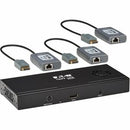 Eaton Tripp Lite Series 3-Port DisplayPort to DisplayPort Splitter/Extender Kit over Cat6, MST Hub, 8K/4K 60 Hz, DP 1.4, Up to 230 ft. (70 m), TAA - PEGASUSS 