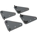 Heckler Design Mounting Adapter Kit for Display Stand, Cart, LCD Display - Black Gray - PEGASUSS 