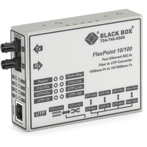 Black Box FlexPoint LMC100A-SM-R3 Tanscevier Media Converter - PEGASUSS 