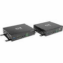 Tripp Lite by Eaton DisplayPort over Fiber Extender Kit, Transmitter/Receiver, 4K 60 Hz, 4:4:4, RS-232, IR, Multimode LC, 985 ft. (300 m), TAA - PEGASUSS 