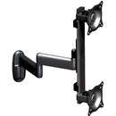 Chief Vertical Dual Arm Wall Mount - 2 Monitors - Black - PEGASUSS 