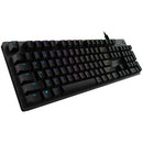 Logitech G512 RGB Mechanical Gaming Keyboard, GX Blue, USB Passthrough - PEGASUSS 