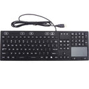 DSI WATERPROOF IP68 FULL SIZE KEYBOARD WITH TOUCHPAD, LED BACKLIT - PEGASUSS 