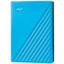 WD My Passport WDBPKJ0040BBL-WESN 4 TB Portable Hard Drive - External - Blue - PEGASUSS 