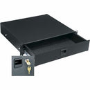 Middle Atlantic Heavy Duty Rack Mounted Drawer - Textured Face with Lock - PEGASUSS 