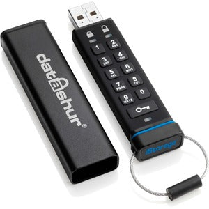 iStorage datAshur 8 GB Secure Flash Drive | Password protected | Dust & Water Resistant | Portable | Hardware Encryption | USB 2.0 | IS-FL-DA-256-8 - PEGASUSS 