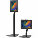 CTA Digital Premium Height-Adjustable Floor-to-Desk Security Kiosk for Tablets - PEGASUSS 