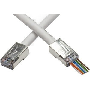 Platinum Tools Shielded EZ-RJ45 for CAT5e & CAT6 with Internal Ground - PEGASUSS 
