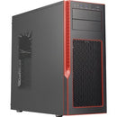 Supermicro Mid-Tower Chassis (Black / Red) - PEGASUSS 