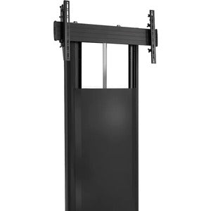 Chief Extra-Large Height-Adjustable Floor Support Mount - For Displays 55-100" - Black - PEGASUSS 