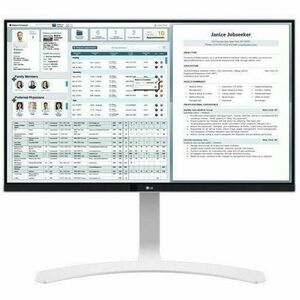 LG 27HJ712C-W 27" Class 4K UHD LCD Monitor - 16:9 - White - TAA Compliant - PEGASUSS 