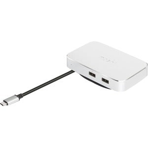 Moshi Symbus Compact USB-C Dock (US), HDMI 4K up to 30 Hz,Gigabit Ethernet, USB-A x2, 50 W Laptop Charging with USB-C PD, Works with MacBook, MacBook Air, MacBook Pro, Surface - PEGASUSS 
