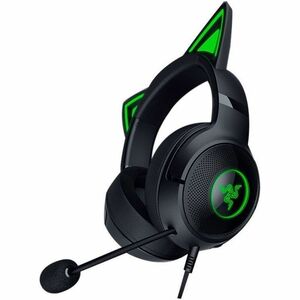 Razer Kraken Kitty V2-Black Wired RGB Headset with Kitty Ears - PEGASUSS 