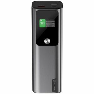 Alogic 27,000mAh power bank with 140W output, 2x USB-C and USB-A ports fast charging laptops, smartphones, and tablets iPad." - PEGASUSS 