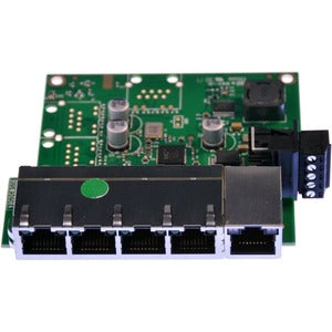 Brainboxes Industrial Embeddable 5 Port Ethernet Switch - PEGASUSS 