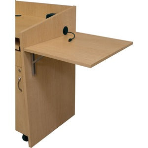 Middle Atlantic L2 Series Flip Shelf, 21" W, Knotted Maple Melamine - PEGASUSS 