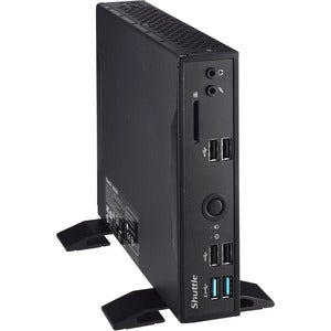 Shuttle XPC slim DS10U Barebone System - Slim PC - Intel Celeron 4205U 1.80 GHz - PEGASUSS 