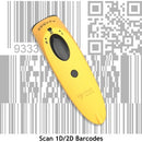 Socket Mobile SocketScan&reg; S740, Universal Barcode Scanner, Yellow & Charging Stand - PEGASUSS 