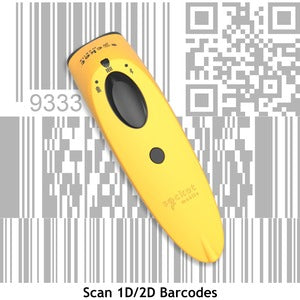Socket Mobile SocketScan&reg; S740, Universal Barcode Scanner, Yellow & Charging Stand - PEGASUSS 