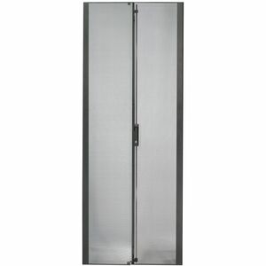 NetShelter SX 42U 600mm Wide Perforated Split Doors Black - PEGASUSS 