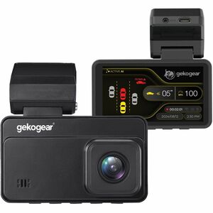 GekoGear Orbit D220 2K Quad HD AI Front and Rear Dash Cam - PEGASUSS 