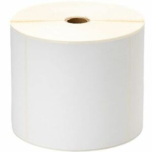 Brother 4in x 4in White Polypropylene Direct Thermal Label, Die Cut Roll - PEGASUSS 