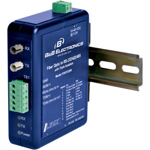 B&B INDUSTRIAL 232/422/485 TO FIBER DIN RAIL - PEGASUSS 