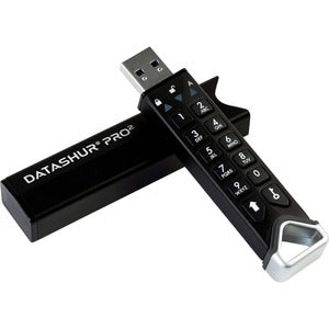 iStorage datAshur PRO2 128 GB | Secure Flash Drive | FIPS 140-2 Level 3 Certified | Password protected | Dust/Water-Resistant | IS-FL-DP2-256-128 - PEGASUSS 