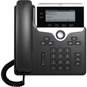 Cisco 7821 IP Phone - Corded - Wall Mountable - Black - PEGASUSS 