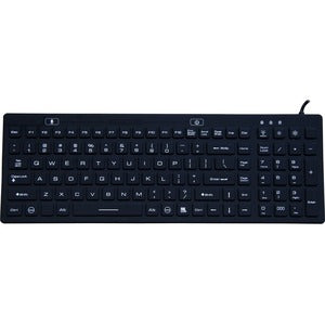 DSI WATERPROOF IP68 SILICONE FULL SIZE KEYBOARD WITH LED BACKLIT - PEGASUSS 