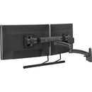 Chief Kontour TV Wall Mount Dual Monitor Arm - For Monitors 10-24" - Black - PEGASUSS 