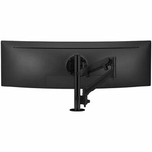 Atdec Desk Mount for Monitor, Display, Curved Screen Display, All-in-One Computer, Flat Panel Display - Black - Landscape/Portrait - PEGASUSS 