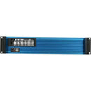 iStarUSA 2U Compact Rackmount microATX Chassis Blue - PEGASUSS 
