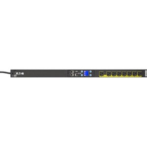 Eaton Managed rack PDU, 0U, 5-20P, L5-20P input, 1.92 kW max, 120V, 16A, 10 ft cord, Single-phase, Outlets: (8) 5-20R - TAA compliant - PEGASUSS 