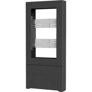Chief Impact Floor Mounted Kiosk, Portrait 50" Black - PEGASUSS 