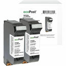 ecoPost Remanufactured Postage Meter Fluorescent Red 2 Pack Ink Cartridge for FP Mailing Solutions PIC10 - PEGASUSS 