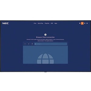 NEC Display 4K UHD Display with Integrated SoC MediaPlayer w/ CMS Platform - PEGASUSS 
