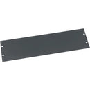Middle Atlantic 3RU Black Rack Panel - Aluminum - Pack of 6 - PEGASUSS 