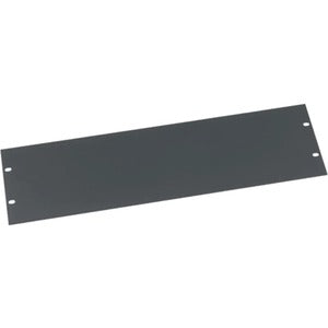 Middle Atlantic 3RU Black Rack Panel - Aluminum - Pack of 6 - PEGASUSS 