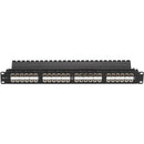 Black Box CAT6 Feed-Through Patch Panel - 1U, Unshielded, 48-Port - PEGASUSS 