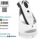 Socket Mobile, Inc. Durascan D760, Professional Barcode Reader, White & White Chg Dock - PEGASUSS 
