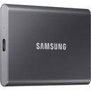 Samsung T7 MU-PC1T0T/AM 1 TB Portable Solid State Drive - External - PCI Express NVMe - Titan Gray - PEGASUSS 