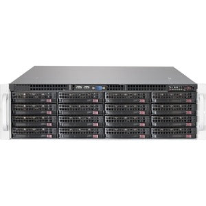 Supermicro SuperChassis 836BE1C-R1K03JBOD Drive Enclosure - 12Gb/s SAS Host Interface - 3U Rack-mountable - Black