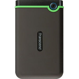 Transcend StoreJet 25M3C 2 TB Portable Hard Drive - 2.5" External - Iron Gray - PEGASUSS 