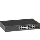 Black Box Gigabit Ethernet Switch - Web Smart Eco Fanless, 18-Port - PEGASUSS 