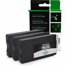 Clover Imaging Remanufactured High Yield Cyan, Magenta, Yellow Ink Cartridges for HP 962XL 3-Pack - PEGASUSS 