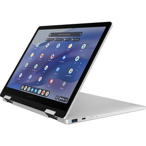 Samsung Galaxy Chromebook 2 XE520QEA-KB2US 12.4" Touchscreen Convertible 2 in 1 Chromebook - WQXGA - Intel Celeron N4500 - 4 GB - 64 GB Flash Memory - Silver - PEGASUSS 