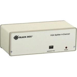 Black Box VGA 4-Channel Video Splitter Kit, 115-VAC - PEGASUSS 