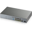 ZYXEL 8-port GbE Unmanaged PoE Switch with GbE Uplink - PEGASUSS 